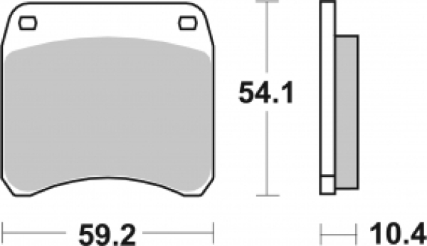 SBS 523DCC für Triumpf 750 , ap-Zangen